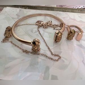 Kendra Scott bracelet, ring and necklace